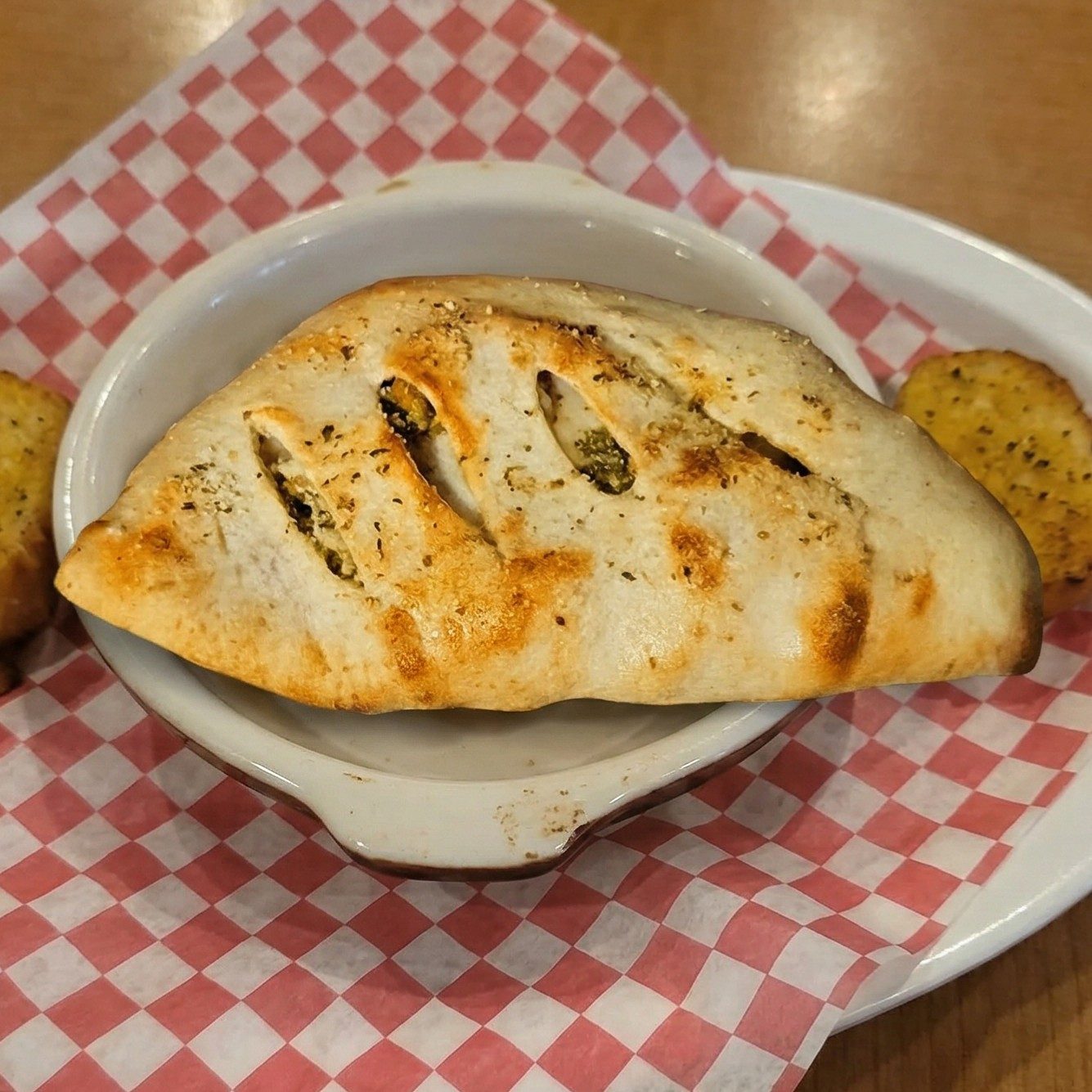 Veggie Calzone.
