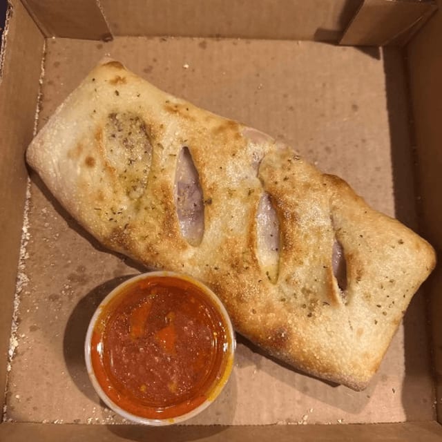 Mateo's Stromboli.