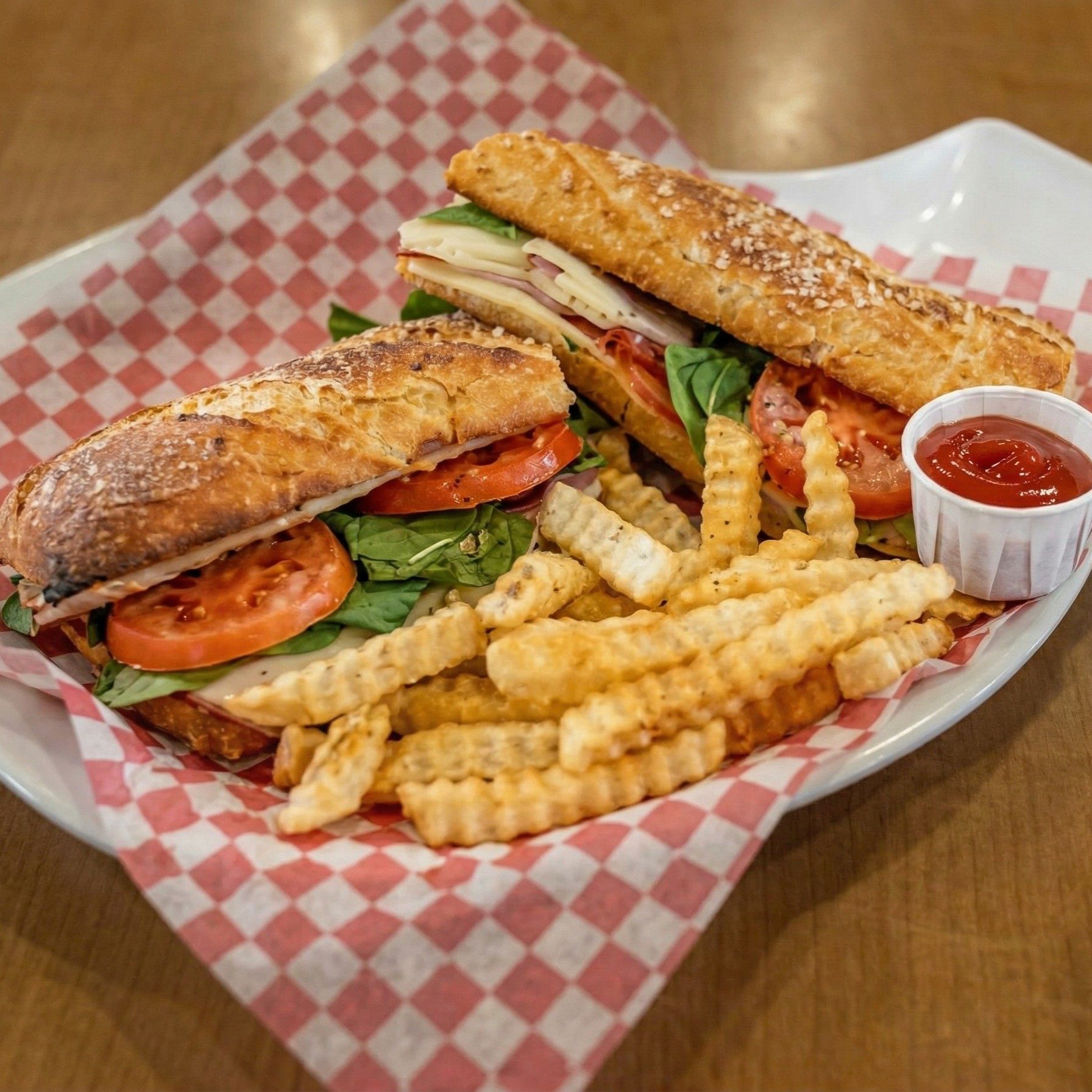 Ham and Cheese Sub.