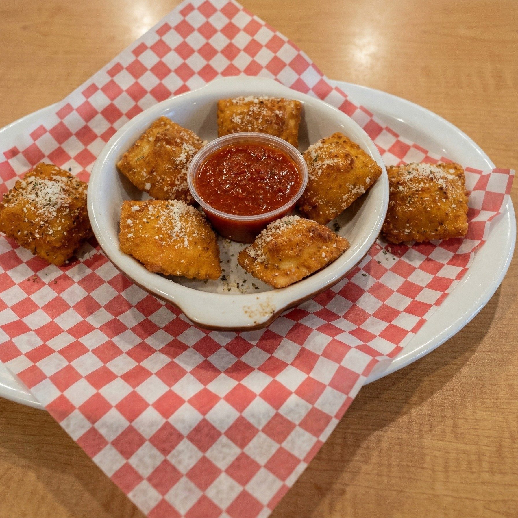 Fried Cheese Ravioli.