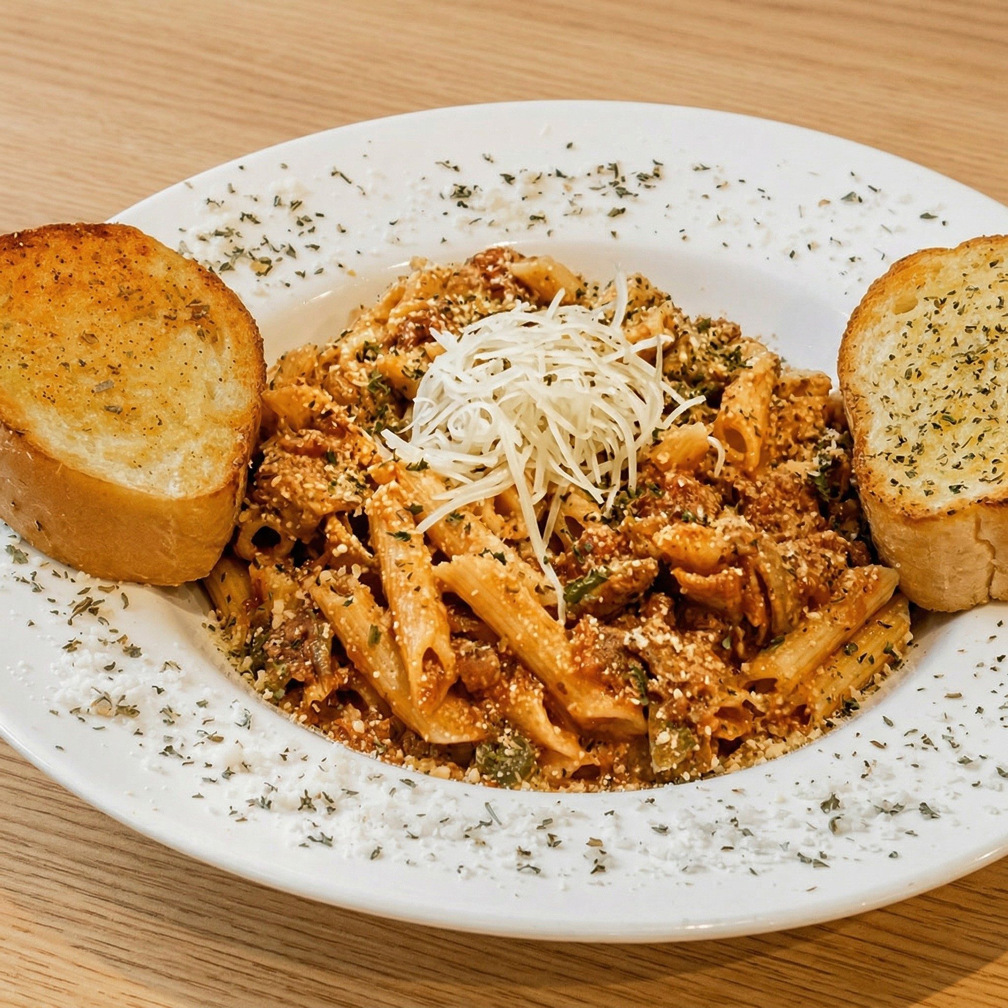 Pasta À LA Penne and Sausage.