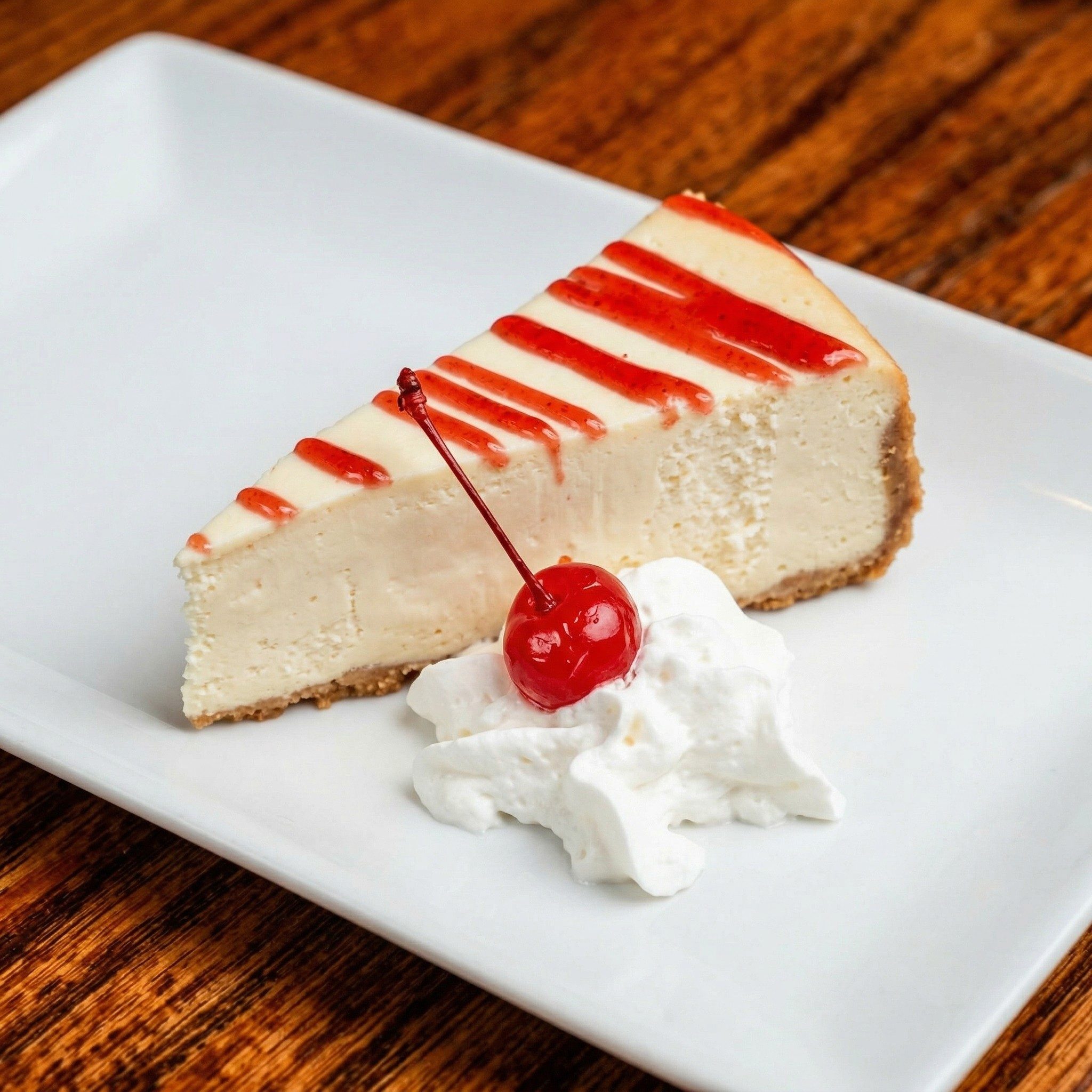 New York Style Cheesecake.