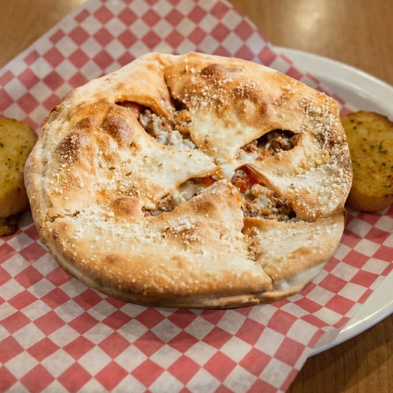 Fugheddaboutit Pizza.