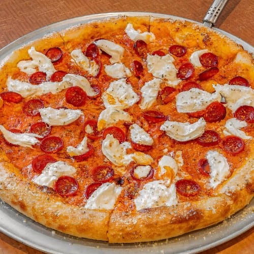 Burrata Pizza.