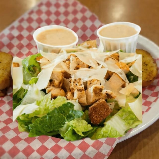 Chicken Salad Caesar.