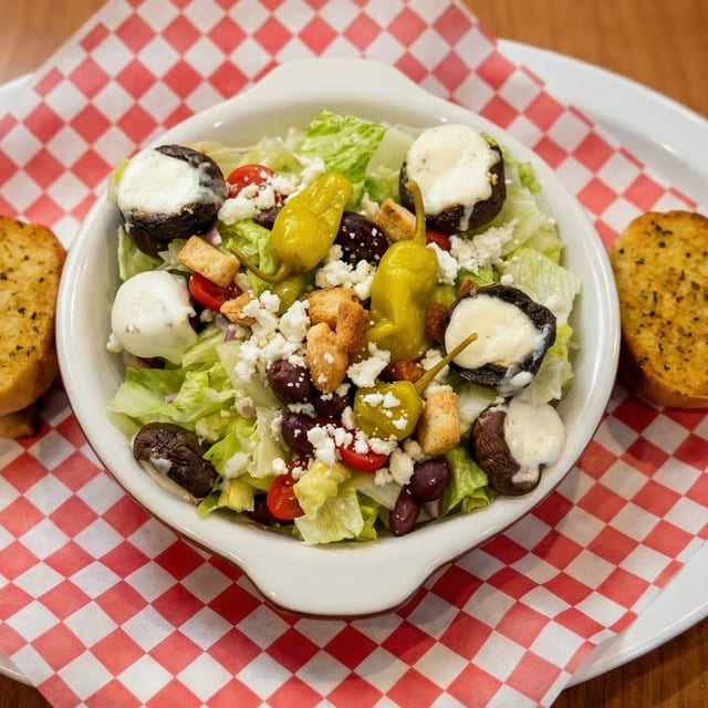 Stuffed Mushroom Salad.