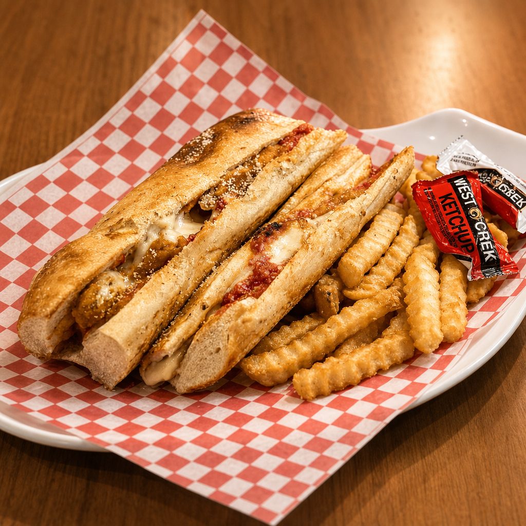 Chicken Parmesan Sub.