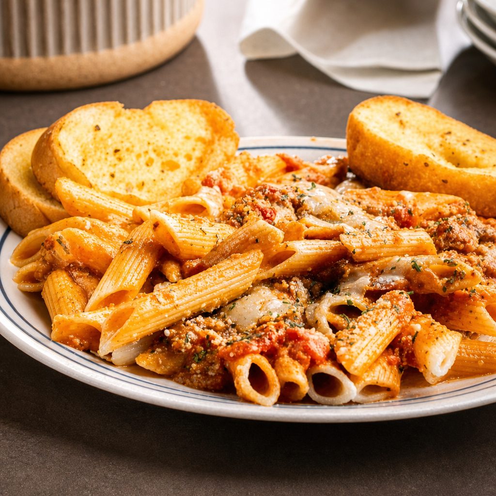 Pasta a la Vodka.
