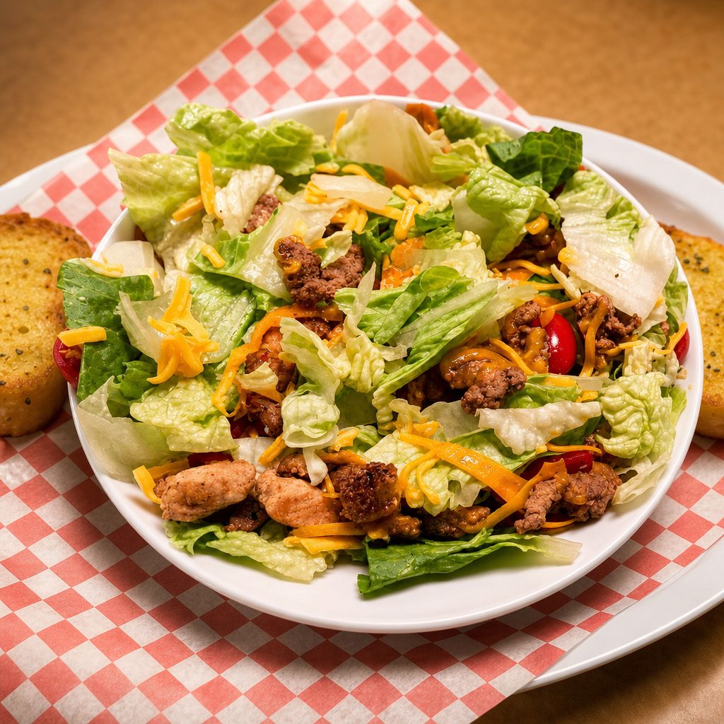 Steak or Chicken Salad.