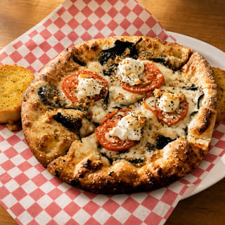 White Margherita Pizza