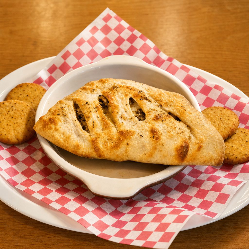 Veggie Calzone.