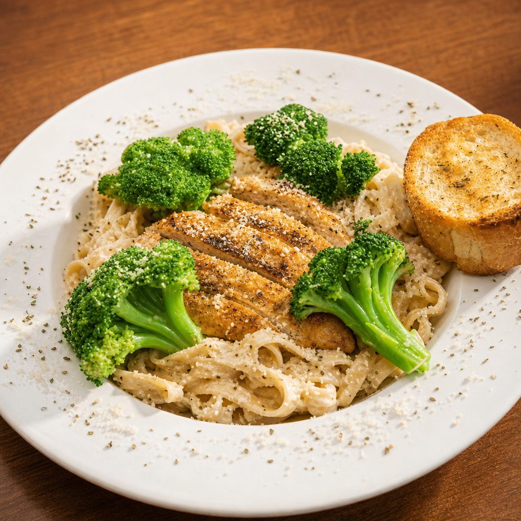 Fettuccine Alfredo.
