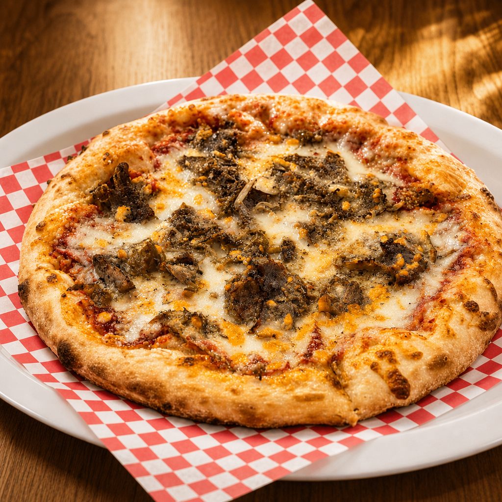Pizza De Pernil.