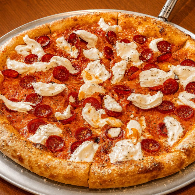 Burrata Pizza.